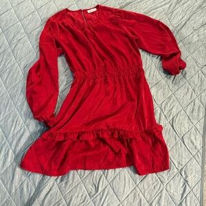 Knox Rose Vibrant Red Kids Casual Dress